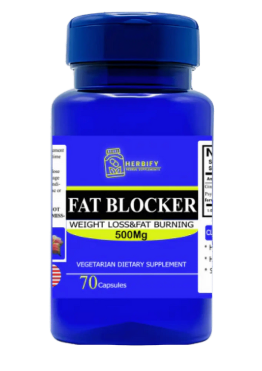 FAT BLOCKER | مستخلص نبات فورسكولين مع نباتات اخرى  - 70 كبسولة نباتية